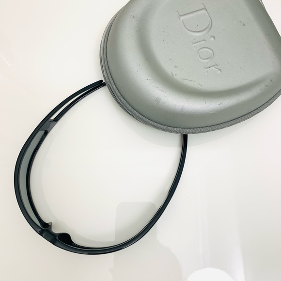 RARE🖤DIOR Bandage 1 black Y2K authentic sunglasses - Picture 14 of 14